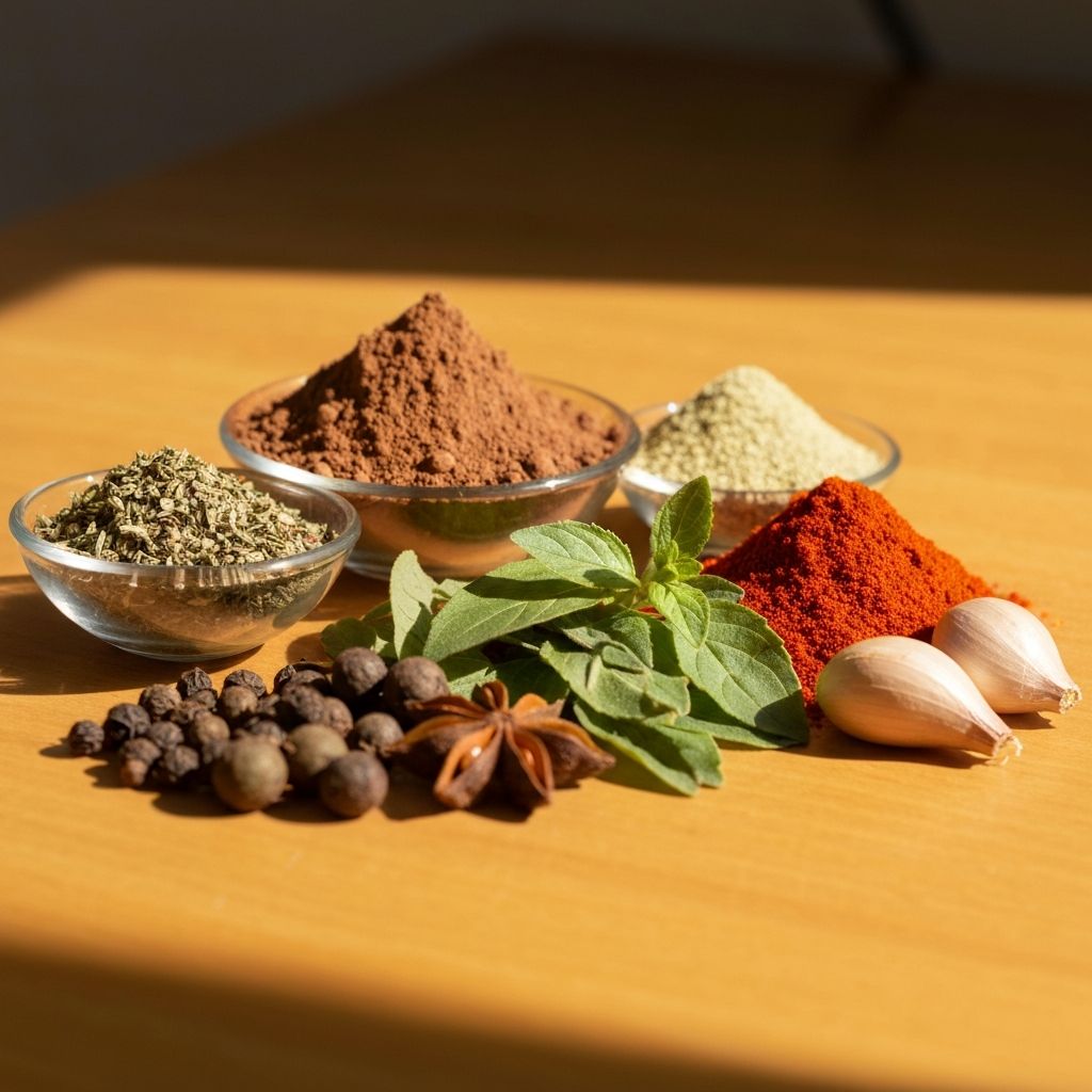 Close-up of natural ingredients